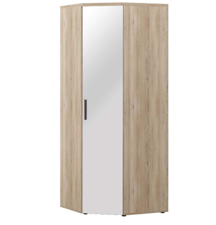 Шкаф угловой с зеркалом  Кашемир 900.09