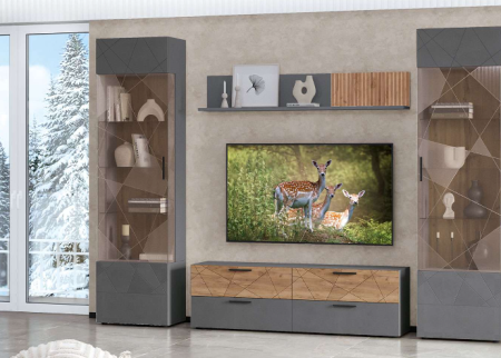 Шкаф-витрина (сервант) лев/прав Джерси 602.08