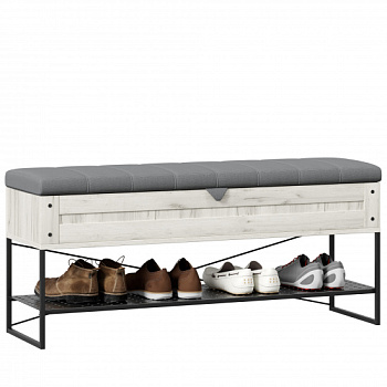 Сидней Скамья 1190 (Дуб Крафт белый/Серый) Сидней Скамья 1190 (Дуб Крафт белый/Серый)