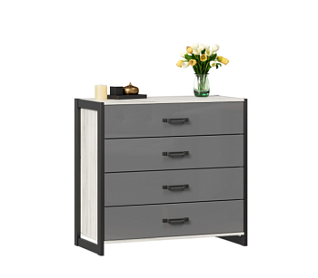 Техно Комод с 4 ящиками  Техно Комод с 4 ящиками