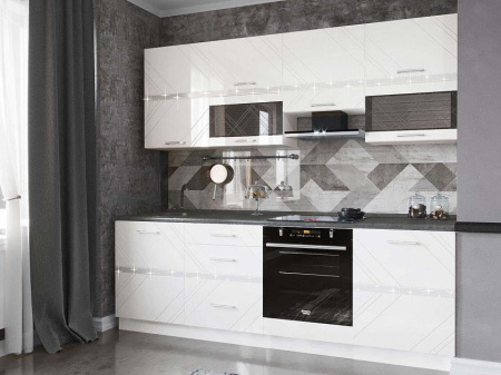  Кухонный гарнитур Бьянка 27 (ширина 240 см)