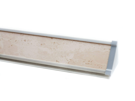 Плинтус (с заглушками) ПЛ 13.300 Слоновая кость