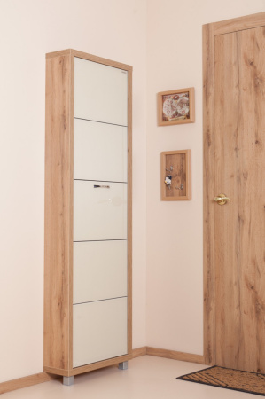 Обувница Люкс стекло капучино Шкафы 5-ти секционные