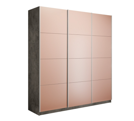 Шкаф-купе Прайм 3-х дверный (Стекло Пудра)