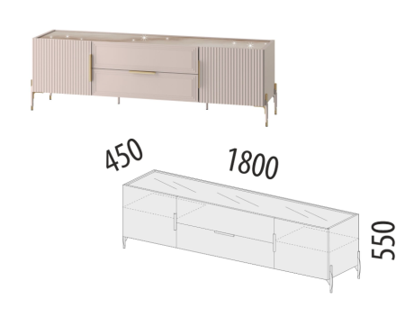 ТВ-тумба Флоренция 609.03