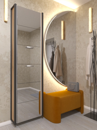 Шкаф 6-ти секционный Комфорт Комфорт зеркало