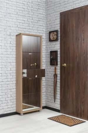 Обувница Люкс фасад зеркало Шкафы 4-х секционные Плюс Обувница Люкс фасад зеркало Шкафы 4-х секционные Плюс