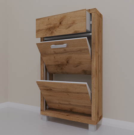 Шкаф 2-х секционный Плюс Люкс ЛДСП