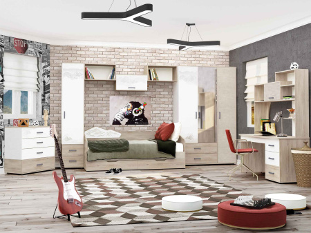  Набор подростковой мебели Эверест 4