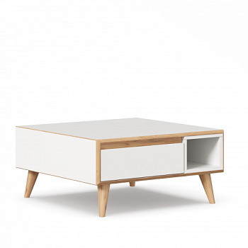 Лайн Стол журнальный (Белый) Лайн Стол журнальный (Белый)