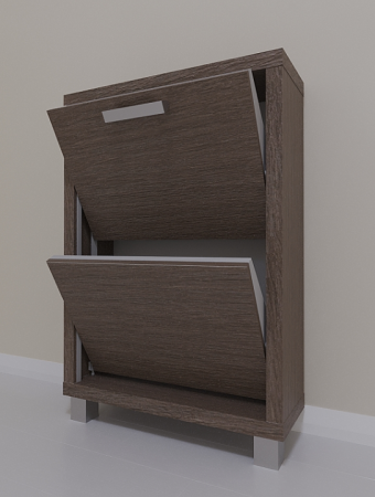 Шкаф 2-х секционный Люкс фасад ЛДСП