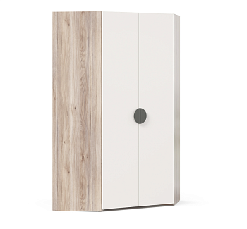 Нео Шкаф угловой 45 гр (Дуб Маувелла PR/Белый)