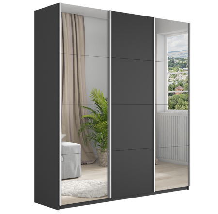 Шкаф-купе Прайм 3-х дверный (Зеркало, ЛДСП)