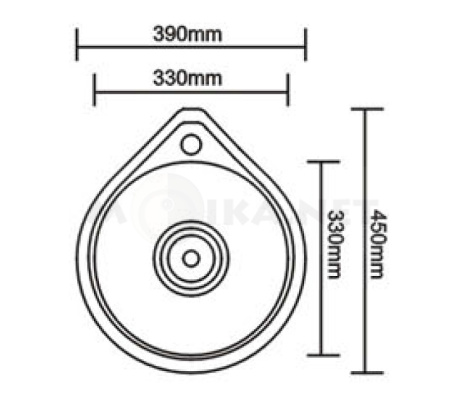 Мойка мрамор GRANFEST RONDO GF-R480