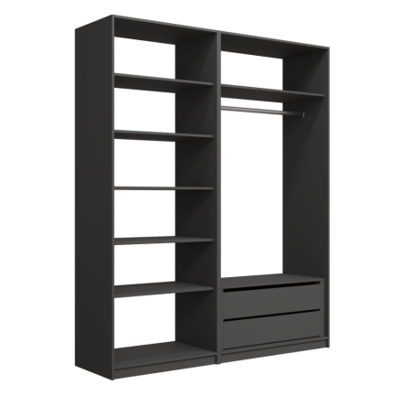 Прямая гардеробная система Локер