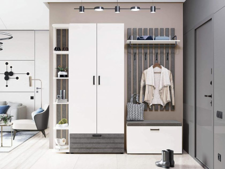 Набор мебели для прихожей Денвер 401 140 (ширина 211 см)