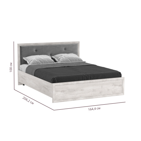 Кровать 32.25-02 Сохо (1600) с подъемным мех