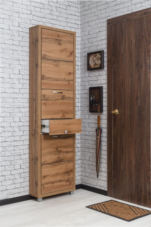 Обувница Люкс фасад ЛДСП Шкафы 5-ти секционные Плюс