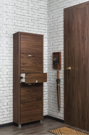 Обувница Люкс фасад ЛДСП Шкафы 4-х секционные Плюс