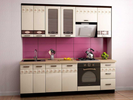  Кухонный гарнитур Аврора 12 (ширина 240 см)