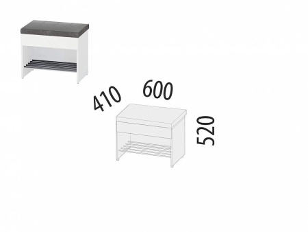 Банкетка Денвер 400.03