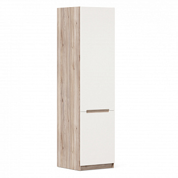 Стефания Шкаф одностворчатый (Дуб Маувелла PR/Белый)