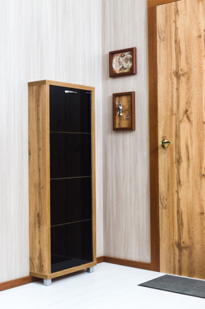 Обувница Люкс стекло черное Шкафы 4-х секционные