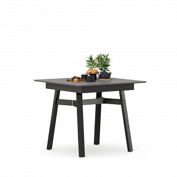 Элиот Стол обеденный 900 (Оникс Серый/Чёрный) Элиот Стол обеденный 900 (Оникс Серый/Чёрный)