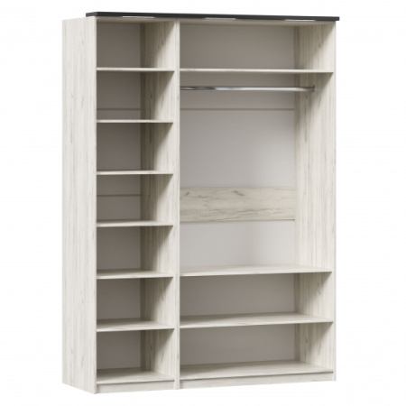 Техно Шкаф трехстворчатый (Дуб Крафт белый)