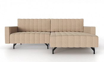 Хьюго-2 Диван угловой трёхместный (Светло-коричневый, ткань RICO 109) Хьюго-2 Диван угловой трёхместный (Светло-коричневый, ткань RICO 109)