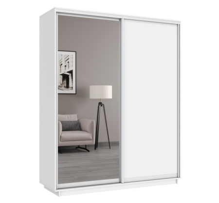 Широкий Экспресс 2-х дверный (Зеркало, ЛДСП)