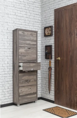 Обувница Люкс фасад ЛДСП Шкафы 4-х секционные Плюс