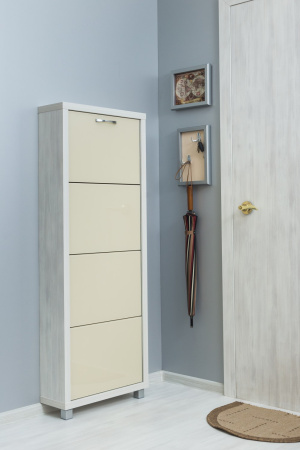 Обувница Люкс стекло капучино Шкафы 4-х секционные Обувница Люкс стекло капучино Шкафы 4-х секционные