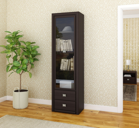 Шкаф для книг Milan 1D2S