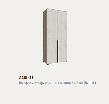 ЛСШ-23 Шкаф 2-х створчатый