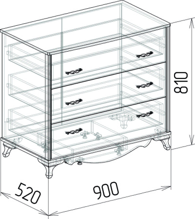 №4 Комод (Изабелла) №4 Комод (Изабелла)
