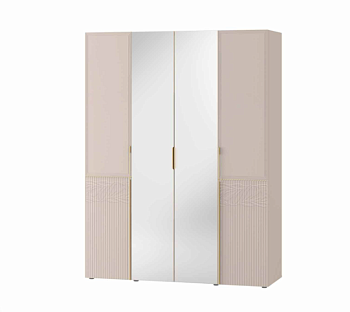 Шкаф четырехдверный с зеркалом Флоренция 904.14