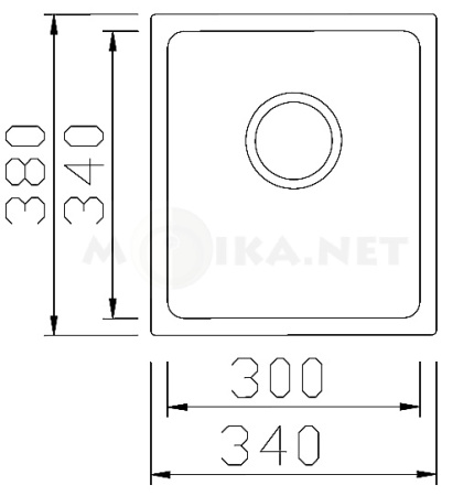 Мойка SEAMAN ECO ROMA SMR-3438A