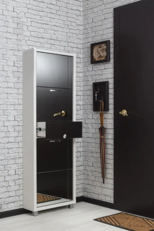 Обувница Люкс фасад зеркало Шкафы 4-х секционные Плюс Обувница Люкс фасад зеркало Шкафы 4-х секционные Плюс