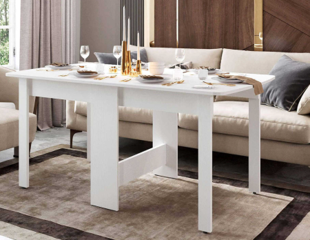 Стол-книжка Колибри 14 Белый шпон