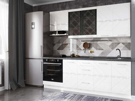  Кухонный гарнитур Бьянка 24 (ширина 220 см)