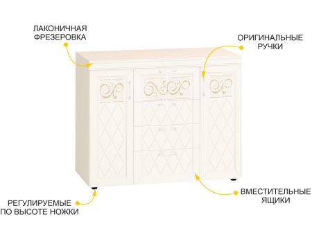 Тумба-комод Тиффани 93.20