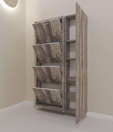 Обувница Люкс 4 ДУЭТ Руанда / Руанда