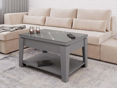 Агат-34 Оникс Стол журнальный 900(1300)х650(900)х530(770)