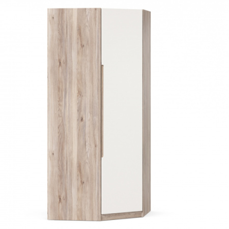 Стефания Шкаф угловой (Дуб Маувелла PR/Белый)