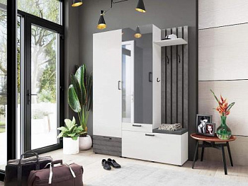 Набор мебели для прихожей Денвер 400 120 (ширина 160 см) Набор мебели для прихожей Денвер 400 120 (ширина 160 см)