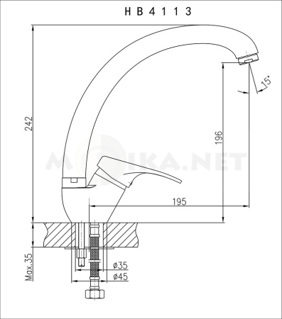 Смеситель HB4113