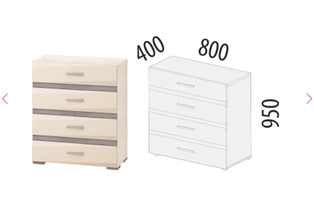 Комод Фреска 66.32