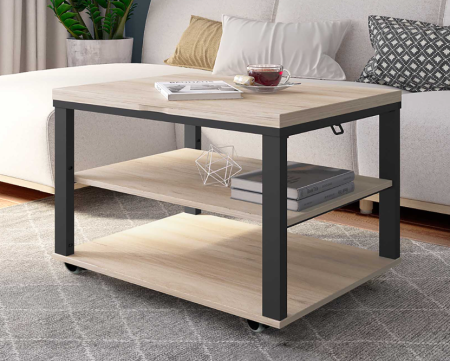 Журнальный стол-трансформер Агат 35 Дуб Кронберг