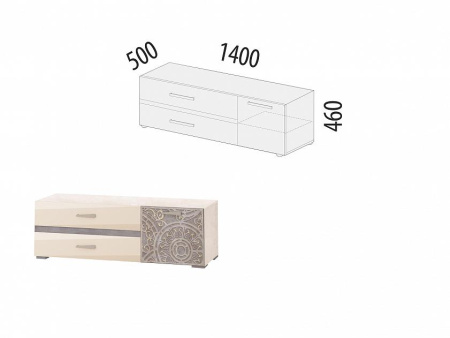 ТВ-тумба Фреска 66.01 ТВ-тумба Фреска 66.01